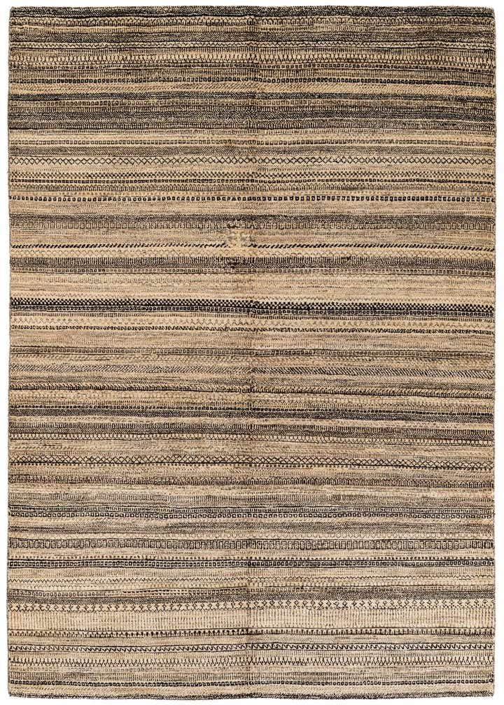 5' 6 x 8' 3 Hand Knotted Gabbeh Wool Rug