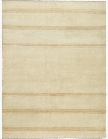 5' x 6' 7 Hand Knotted Gabbeh Oriental Wool Rug