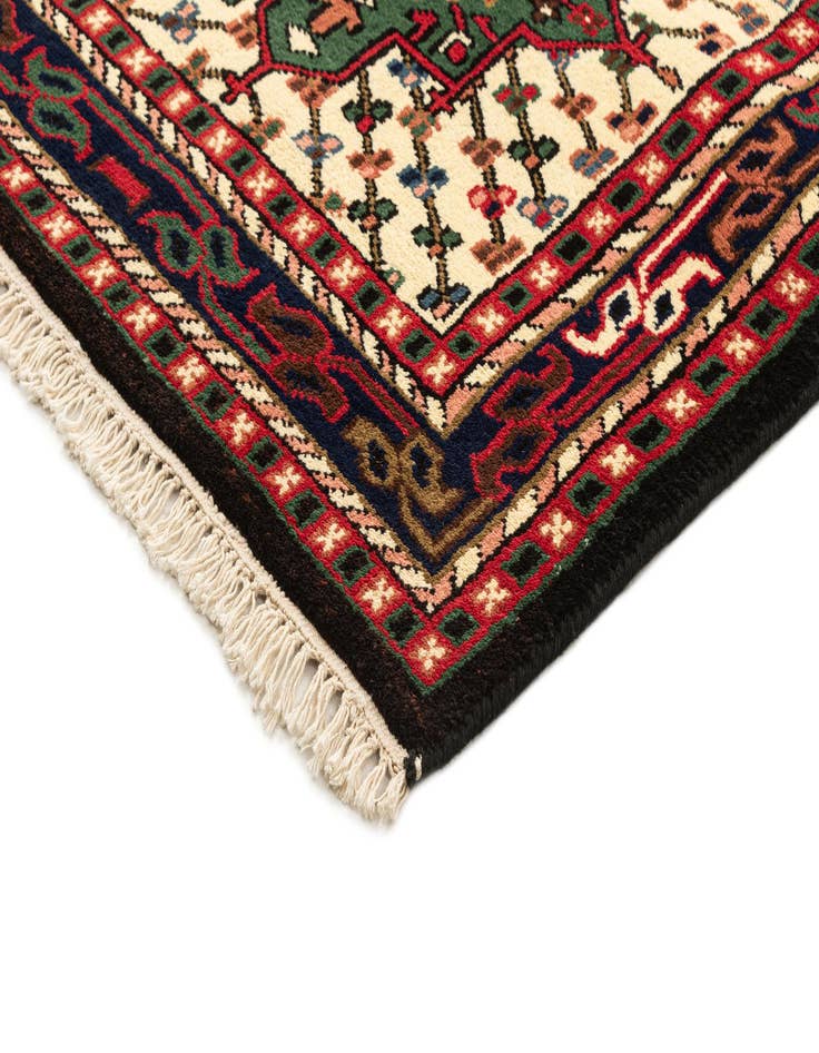 Detail image of 3' 4 x 6' 5 Hand Knotted Gharajeh Wool Rug