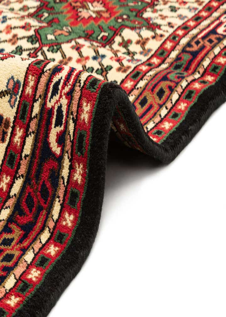 3' 4 x 6' 5 Hand Knotted Gharajeh Wool Rug