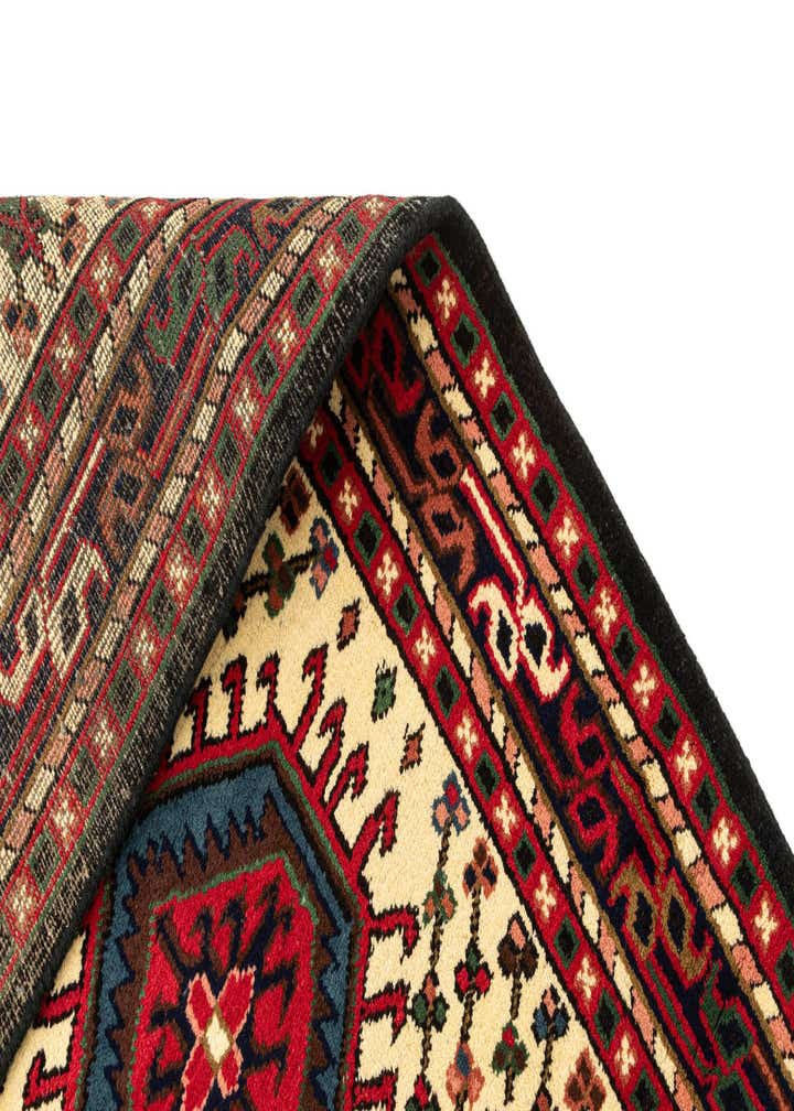 3' 4 x 6' 5 Hand Knotted Gharajeh Wool Rug