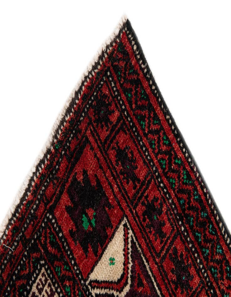 Detail image of 2' 5 x 4' 4 Hamedan Wool Rug