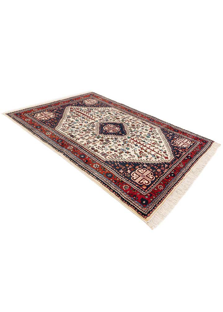 5' 7 x 7' 8 Hand Knotted Hamedan Wool Rug