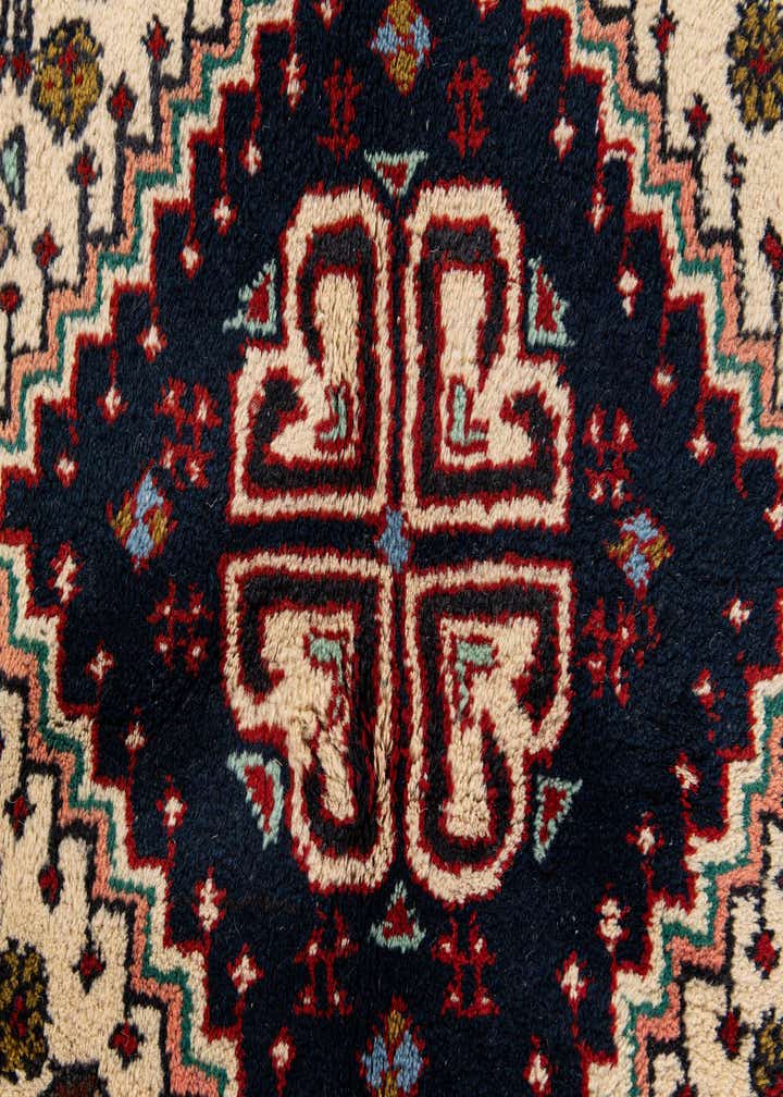 5' 7 x 7' 8 Hand Knotted Hamedan Wool Rug