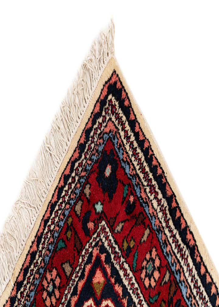 5' 7 x 7' 8 Hand Knotted Hamedan Wool Rug
