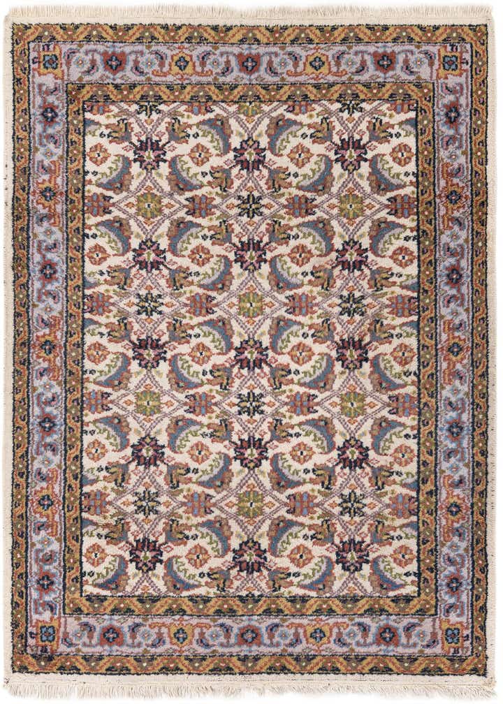 4' 1 x 6' 1 Hand Knotted Hamedan Wool Rug
