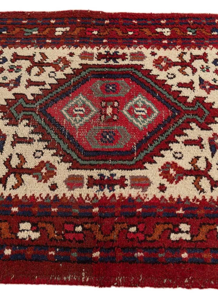 3' 1 x 5' 5 Hand Knotted Hamedan Wool Rug