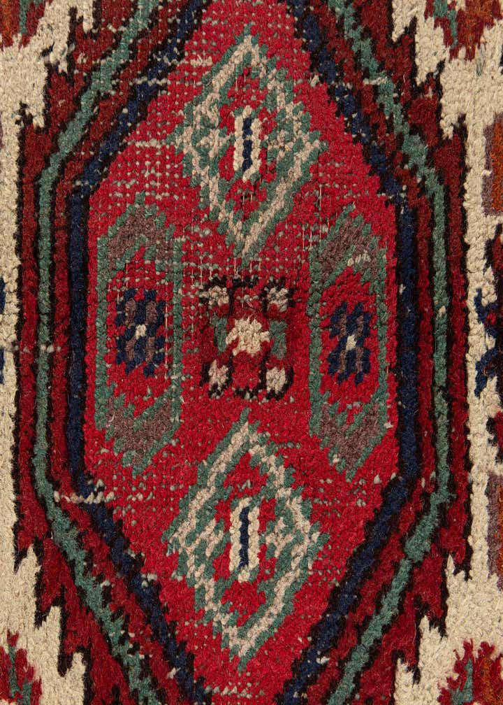 3' 1 x 5' 5 Hand Knotted Hamedan Wool Rug