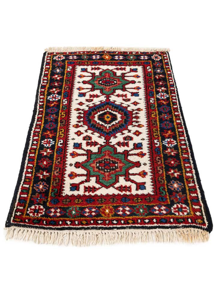 2' x 3' 1 Hand Knotted Hamedan Wool Rug