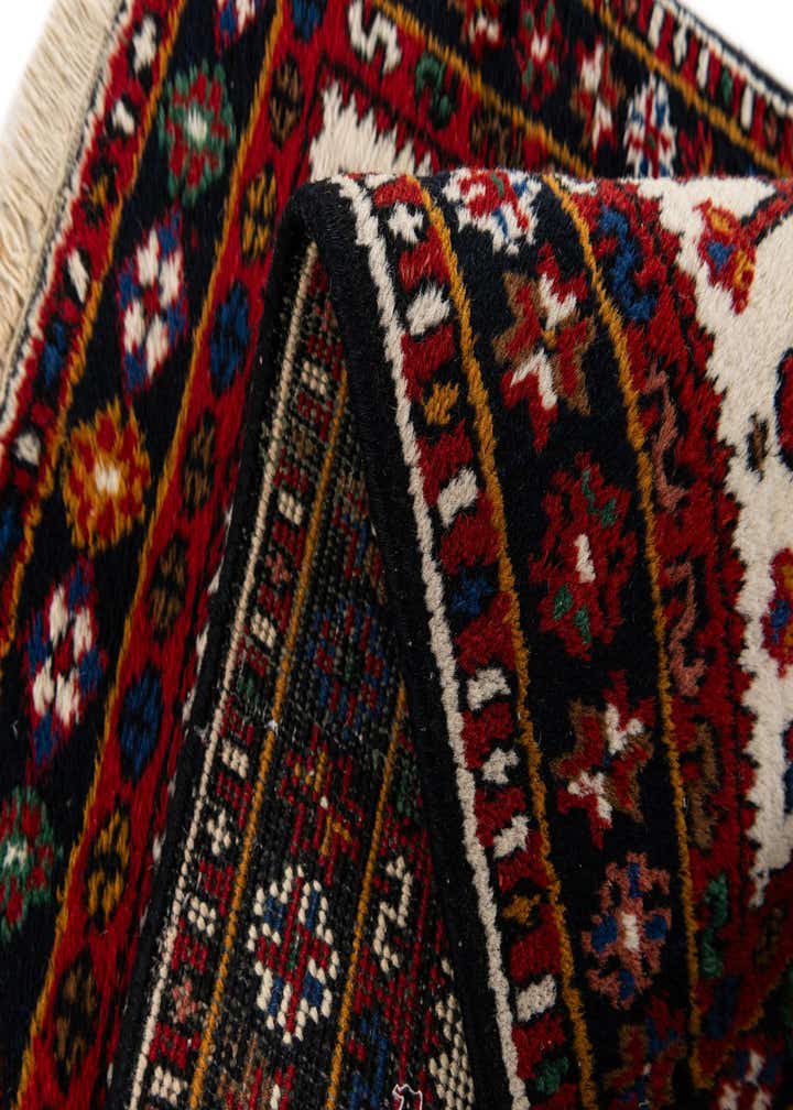 2' x 3' 1 Hand Knotted Hamedan Wool Rug