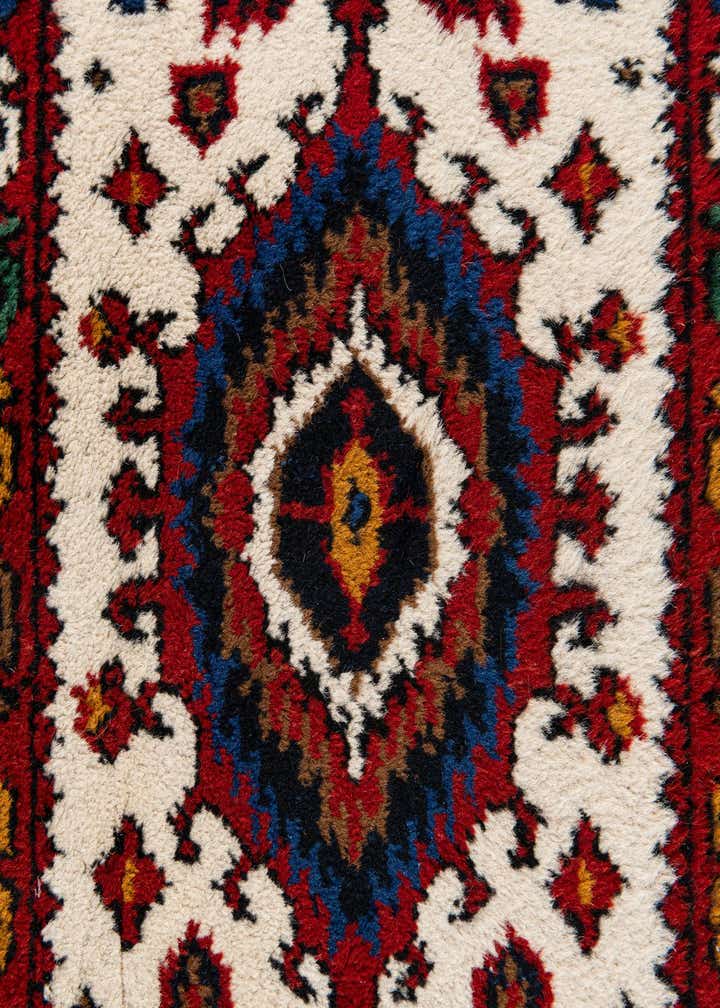 2' x 3' 1 Hand Knotted Hamedan Wool Rug