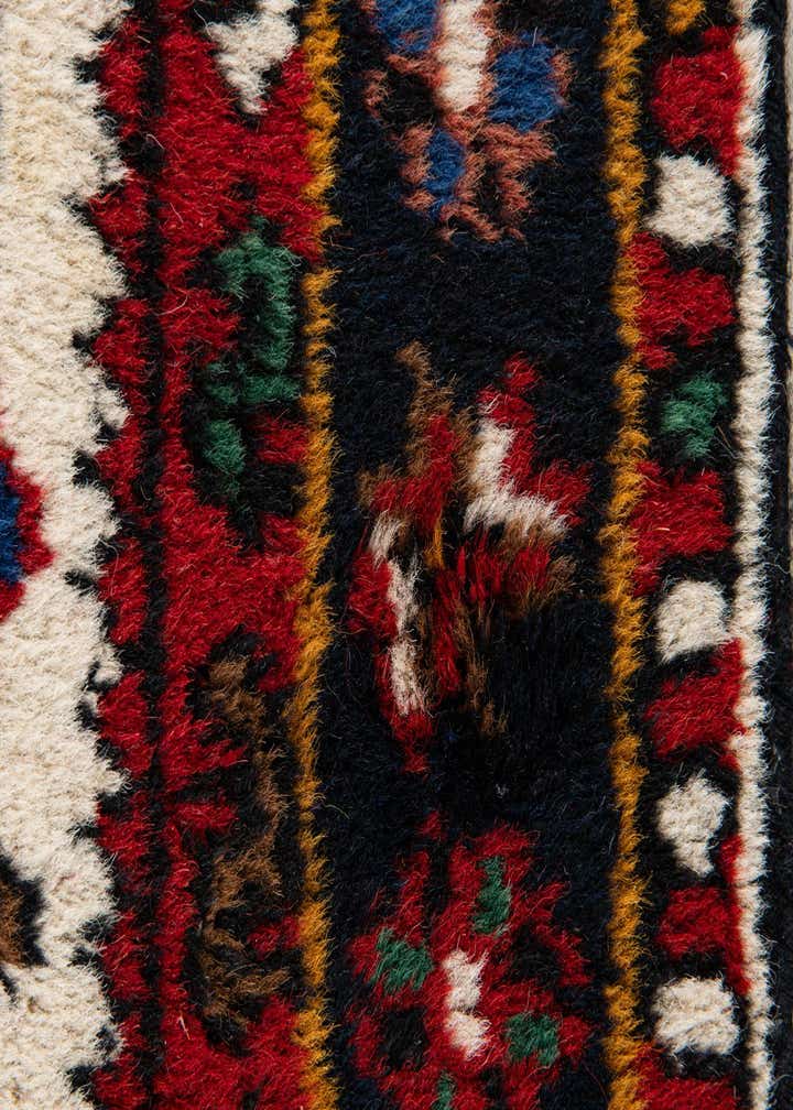 2' x 3' 1 Hand Knotted Hamedan Wool Rug
