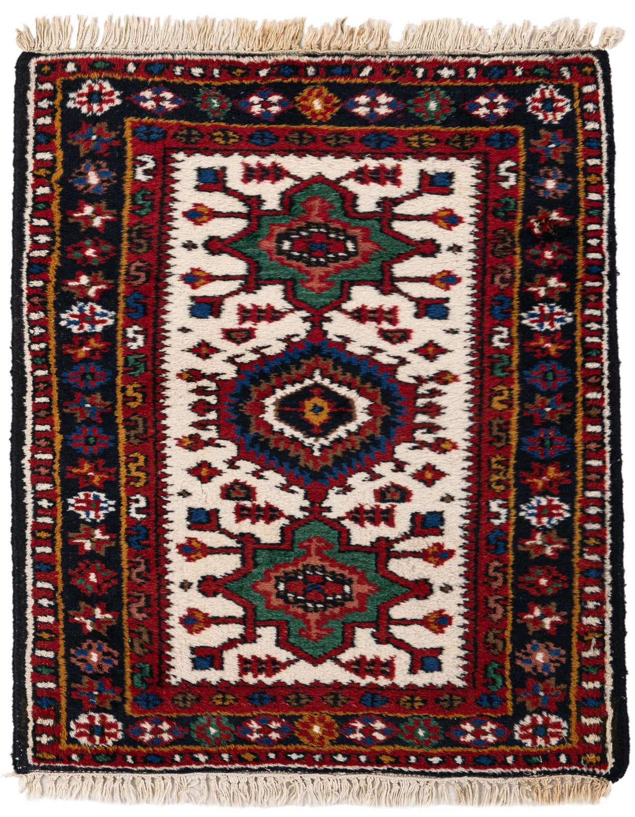 2' x 3' 1 Hand Knotted Hamedan Wool Rug