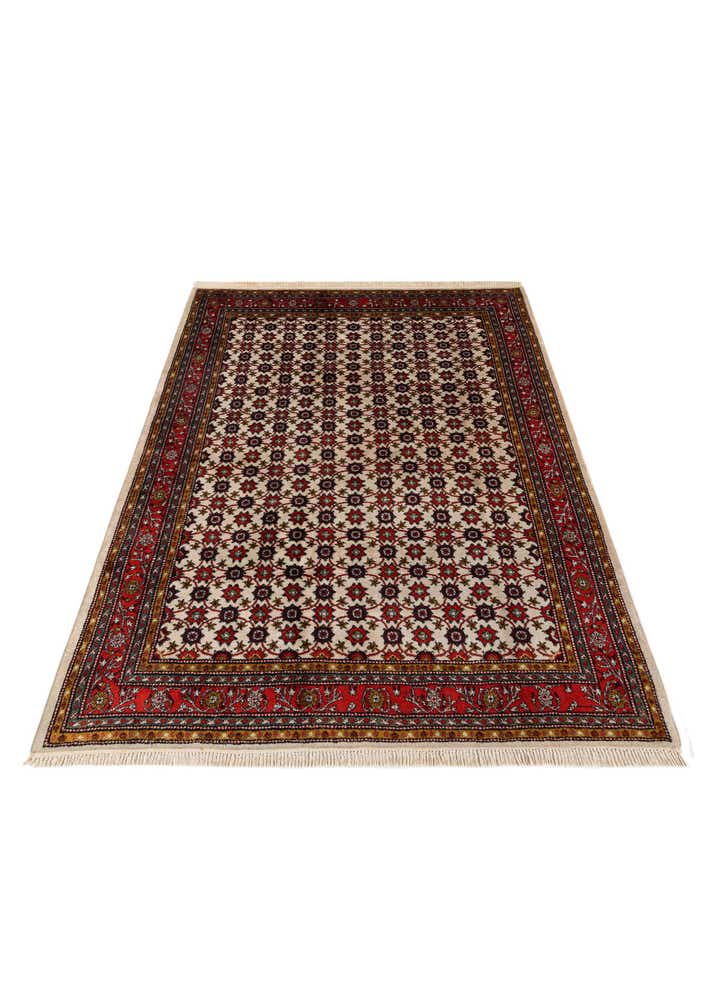6' 8 x 9' Hand Knotted Hamedan Wool Rug