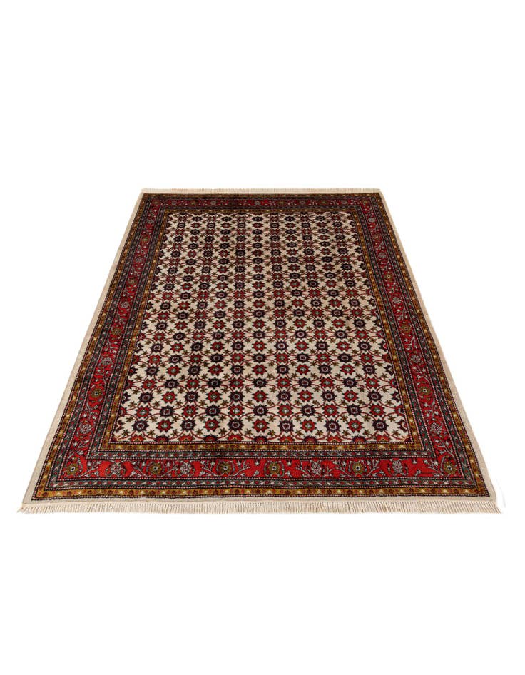 Detail image of 6' 8 x 9' Hand Knotted Hamedan Wool Rug