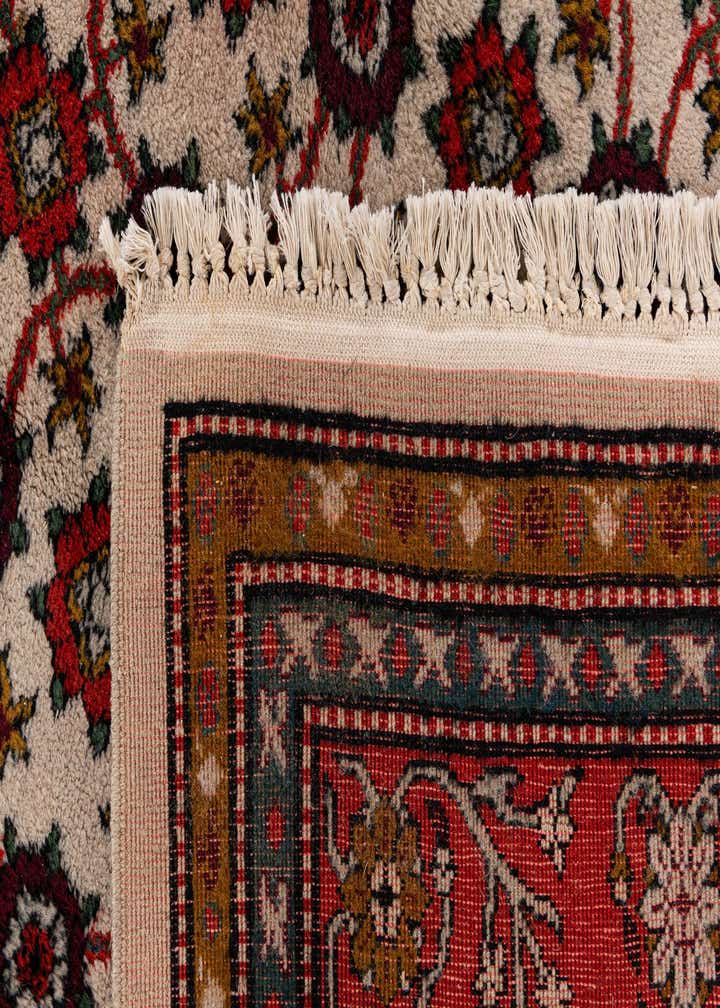 6' 8 x 9' Hand Knotted Hamedan Wool Rug