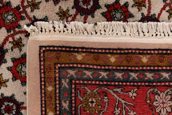 6' 8 x 9' Hand Knotted Hamedan Wool Rug