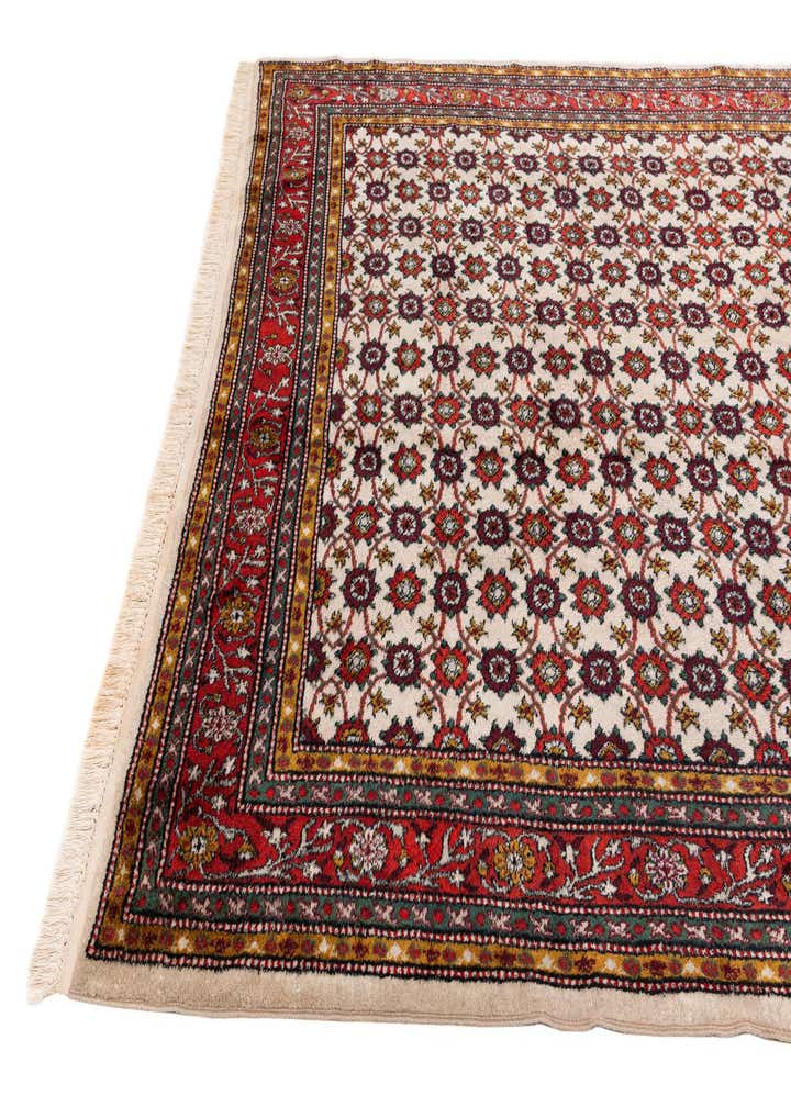 6' 8 x 9' Hand Knotted Hamedan Wool Rug