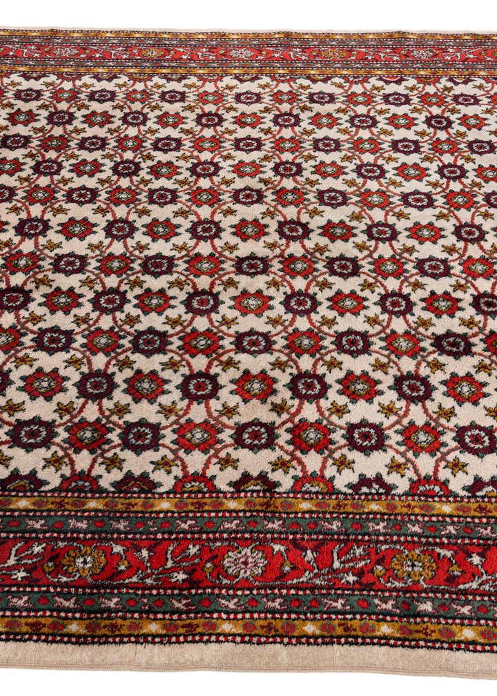 6' 8 x 9' Hand Knotted Hamedan Wool Rug