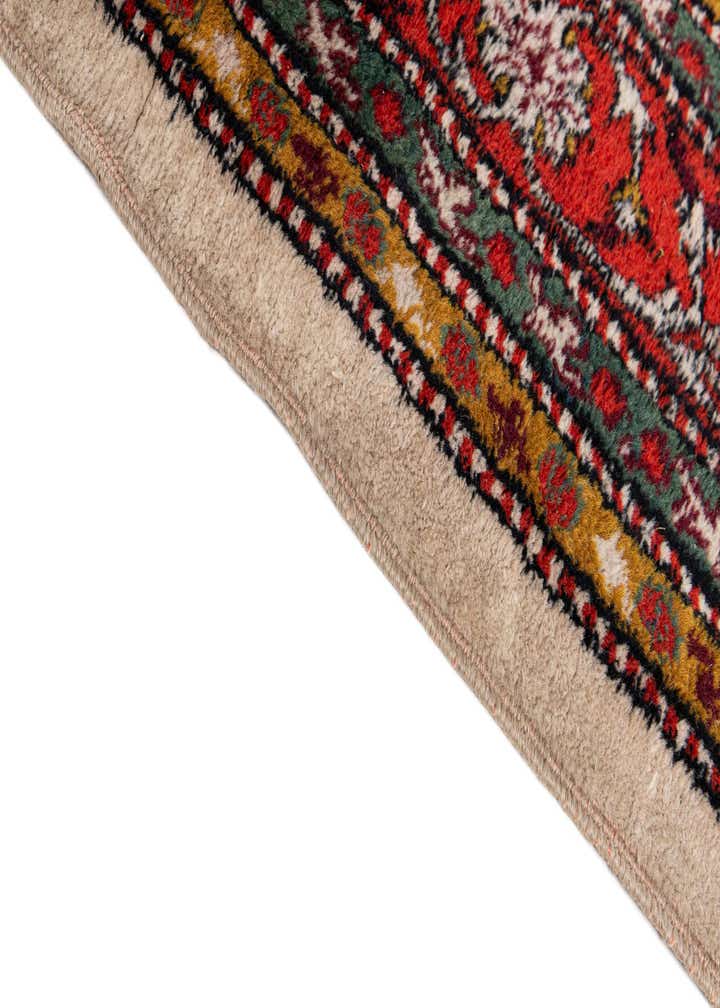 6' 8 x 9' Hand Knotted Hamedan Wool Rug