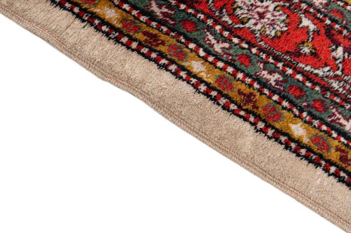 6' 8 x 9' Hand Knotted Hamedan Wool Rug