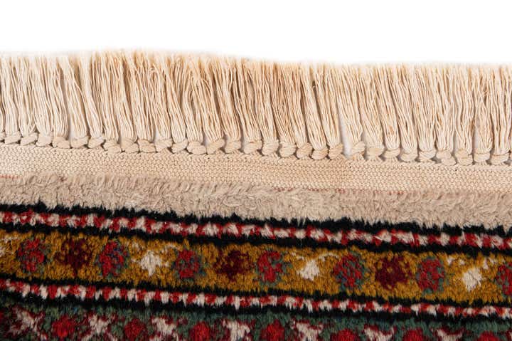 6' 8 x 9' Hand Knotted Hamedan Wool Rug