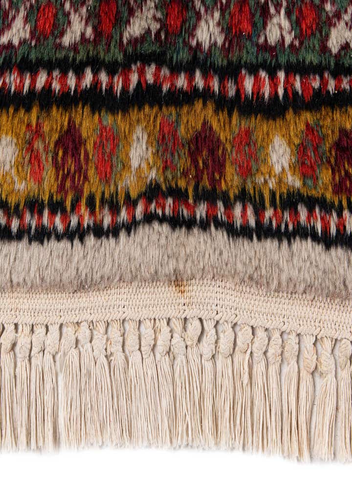 6' 8 x 9' Hand Knotted Hamedan Wool Rug