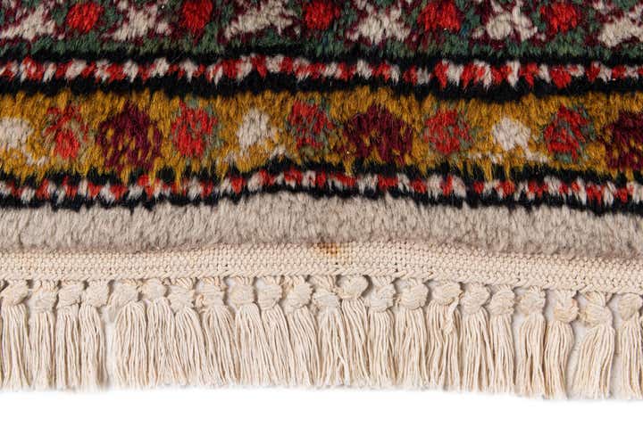 6' 8 x 9' Hand Knotted Hamedan Wool Rug