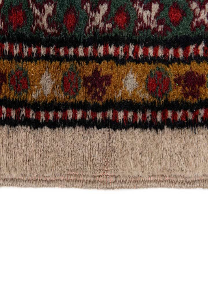 6' 8 x 9' Hand Knotted Hamedan Wool Rug