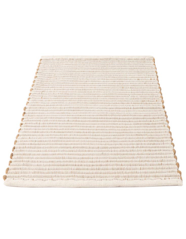 Detail image of 2' 1 x 3' 3 Hand Woven Hand Braided Jute Rug