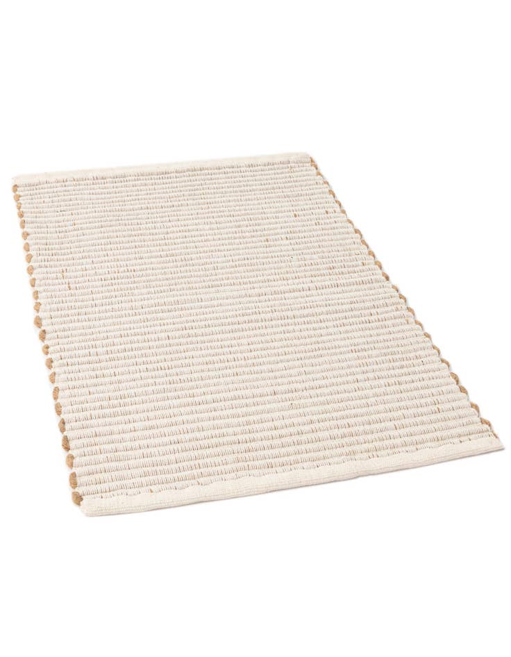 Detail image of 2' 1 x 3' 3 Hand Woven Hand Braided Jute Rug