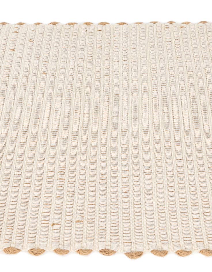 Detail image of 2' 1 x 3' 3 Hand Woven Hand Braided Jute Rug