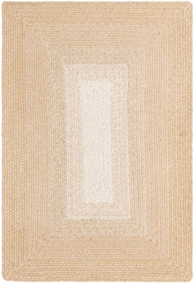 Detail image of 2' x 3' 1 Handmade Hand Braided Wool Rug
