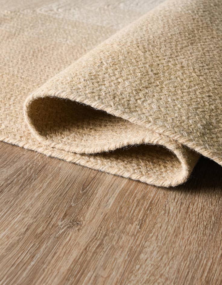 Detail image of 4' 1 x 6' 1  Hand Hand Braided Wool Rug