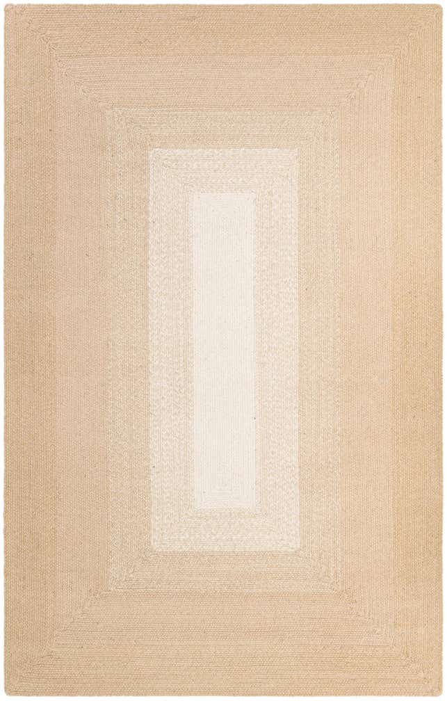 5' 1 x 8' Handmade Hand Braided Wool Rug