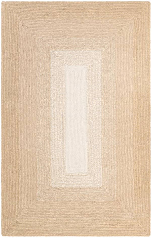 Detail image of 5' 1 x 8' Handmade Hand Braided Wool Rug