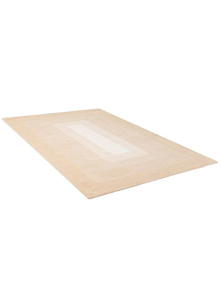 Detail image of 5' 1 x 8'  Hand Hand Braided Wool Rug