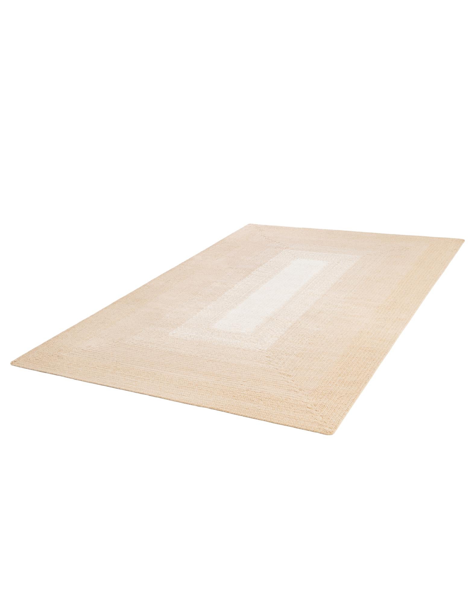 5' 1 x 8' Handmade Hand Braided Wool Rug