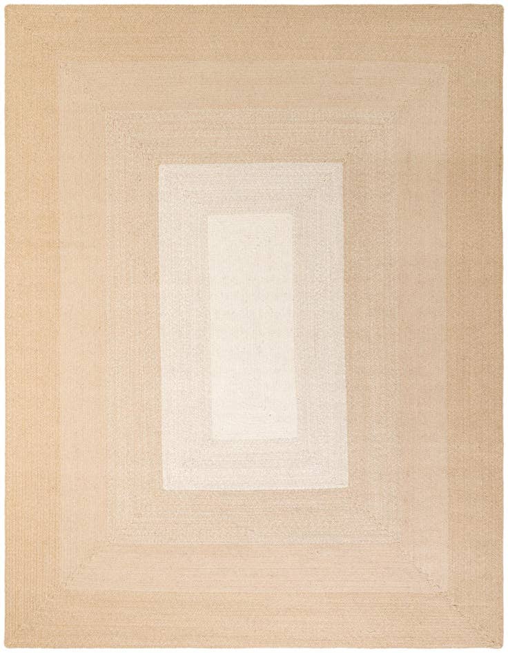 Detail image of 7' 10 x 10' Hand Braided Wool Rug