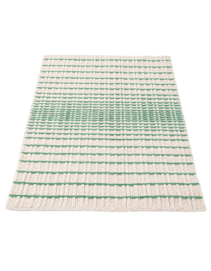 Detail image of 2' 2 x 3' 2  Hand Woven Hand Woven Chindi Cotton Wool Rug