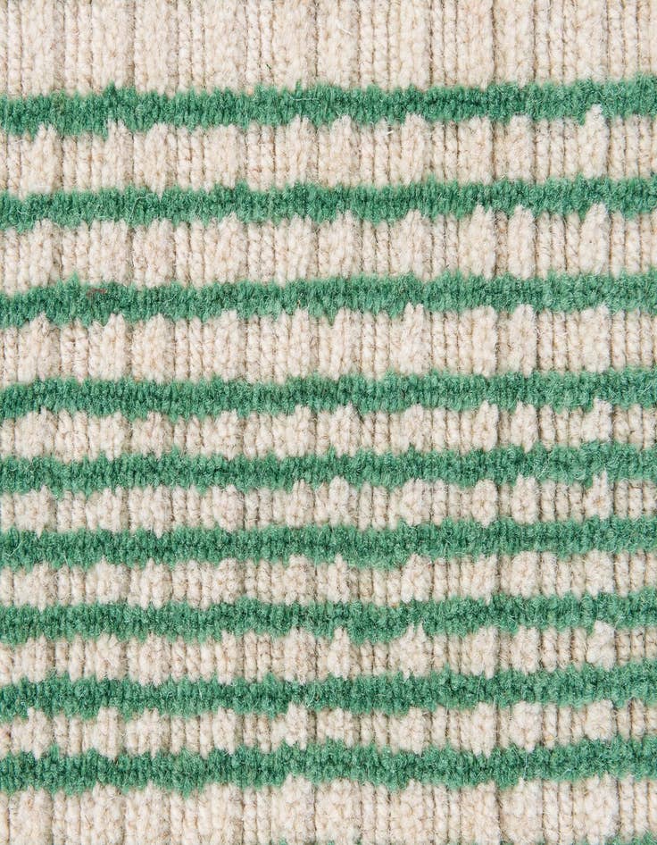 Detail image of 2' 2 x 3' 2  Hand Woven Hand Woven Chindi Cotton Wool Rug