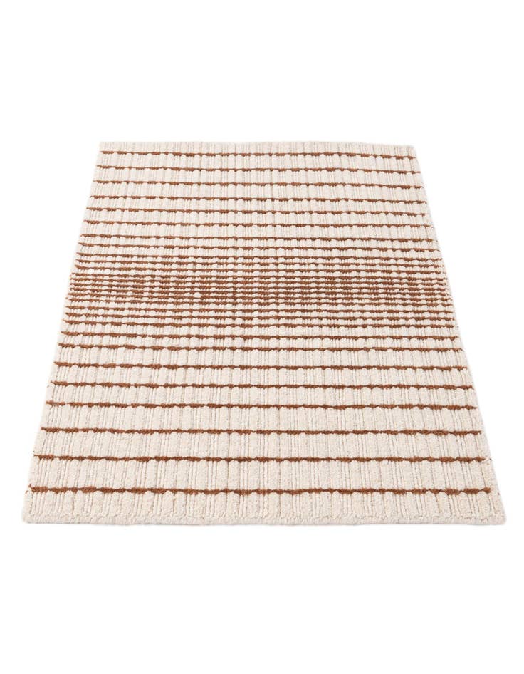 Detail image of 2' 2 x 3' 2  Hand Woven Hand Woven Chindi Cotton Wool Rug