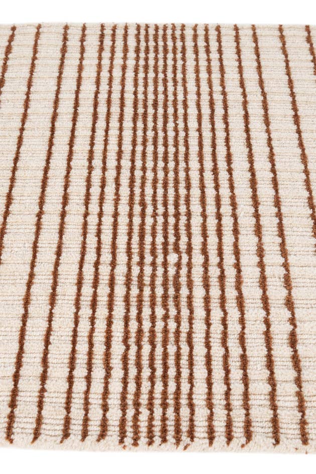 Detail image of 65cm x 95cm Hand Woven Hand Woven Chindi Cotton Wool Rug