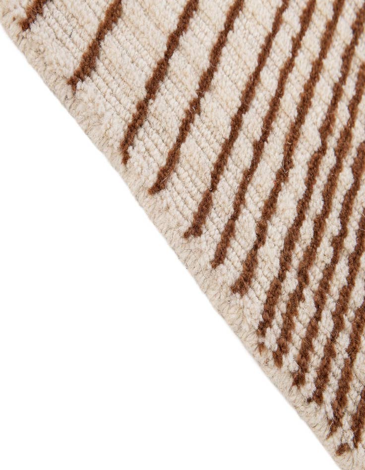 Detail image of 2' 2 x 3' 2  Hand Woven Hand Woven Chindi Cotton Wool Rug