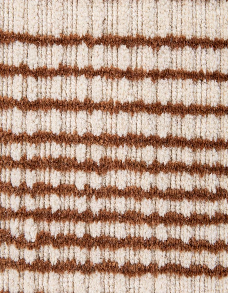 Detail image of 2' 2 x 3' 2  Hand Woven Hand Woven Chindi Cotton Wool Rug