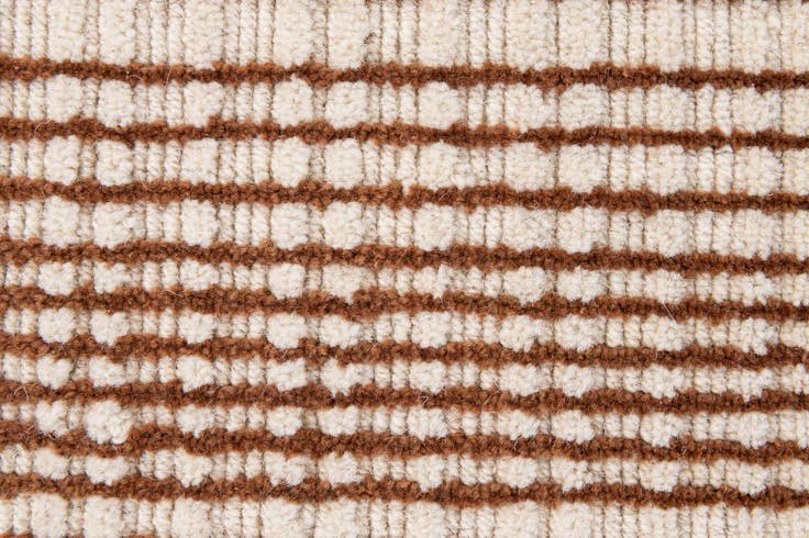 Detail image of 65cm x 95cm Hand Woven Hand Woven Chindi Cotton Wool Rug