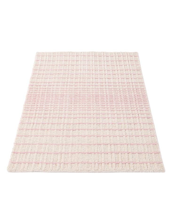 Detail image of 2' 1 x 3' 2 Hand Woven Hand Woven Chindi Cotton Wool Rug