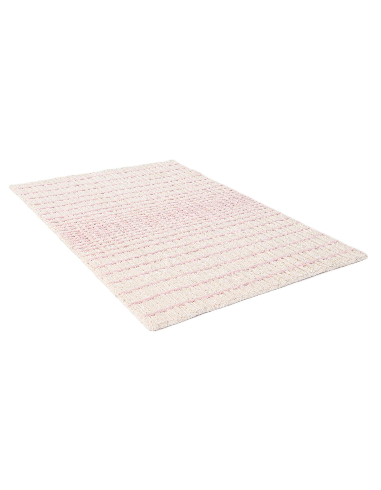 2' 1 x 3' 2 Hand Woven Hand Woven Chindi Cotton Wool Rug
