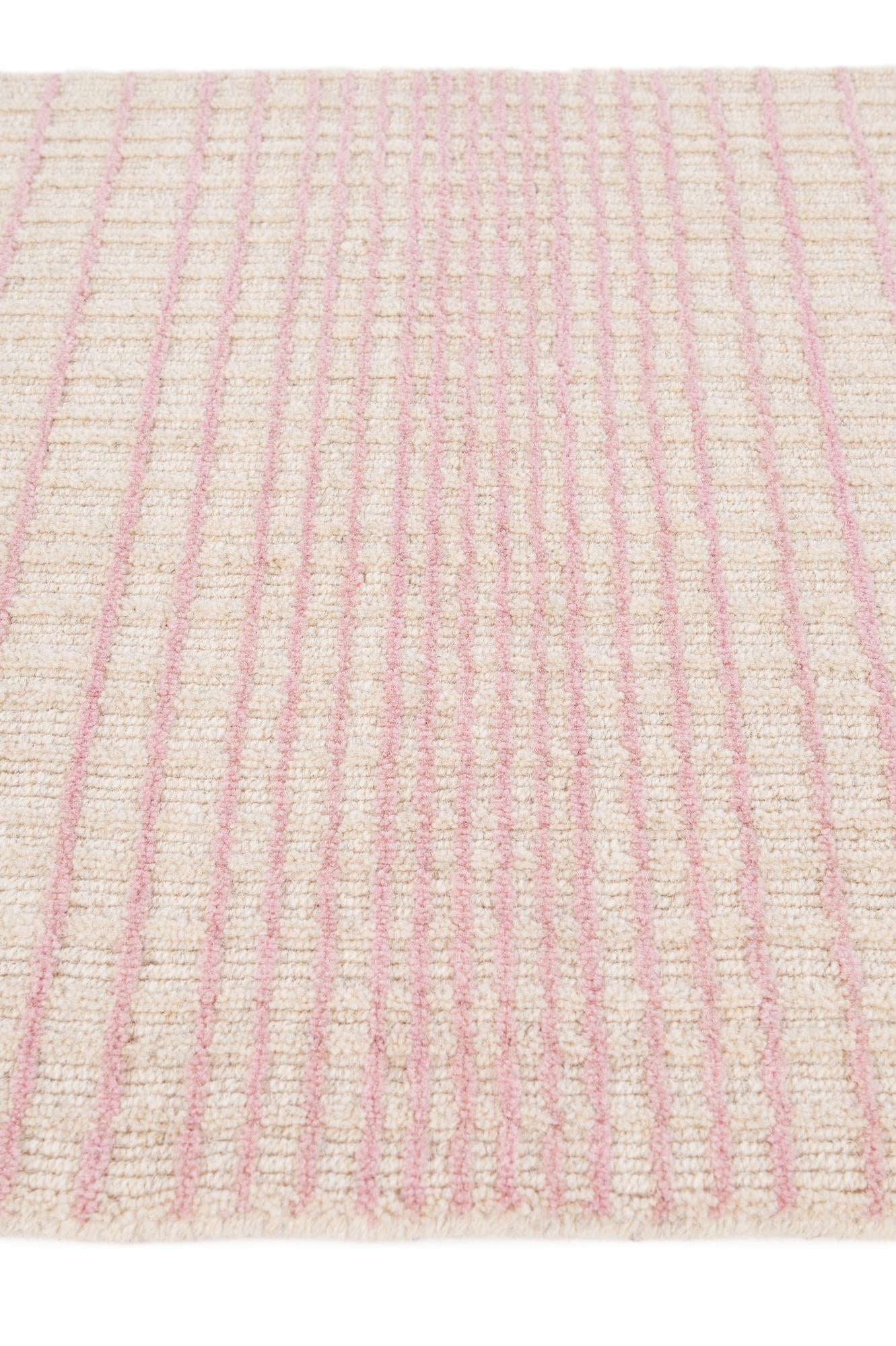 2' 1 x 3' 2 Hand Woven Hand Woven Chindi Cotton Wool Rug