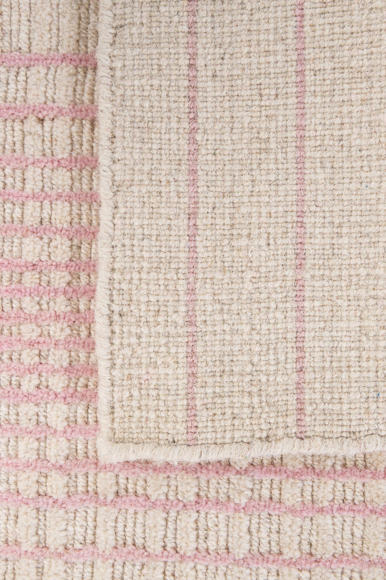 2' 1 x 3' 2 Hand Woven Hand Woven Chindi Cotton Wool Rug